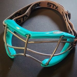 STX Dual Sport Lacrosse Field Hockey Goggles Blue 2See